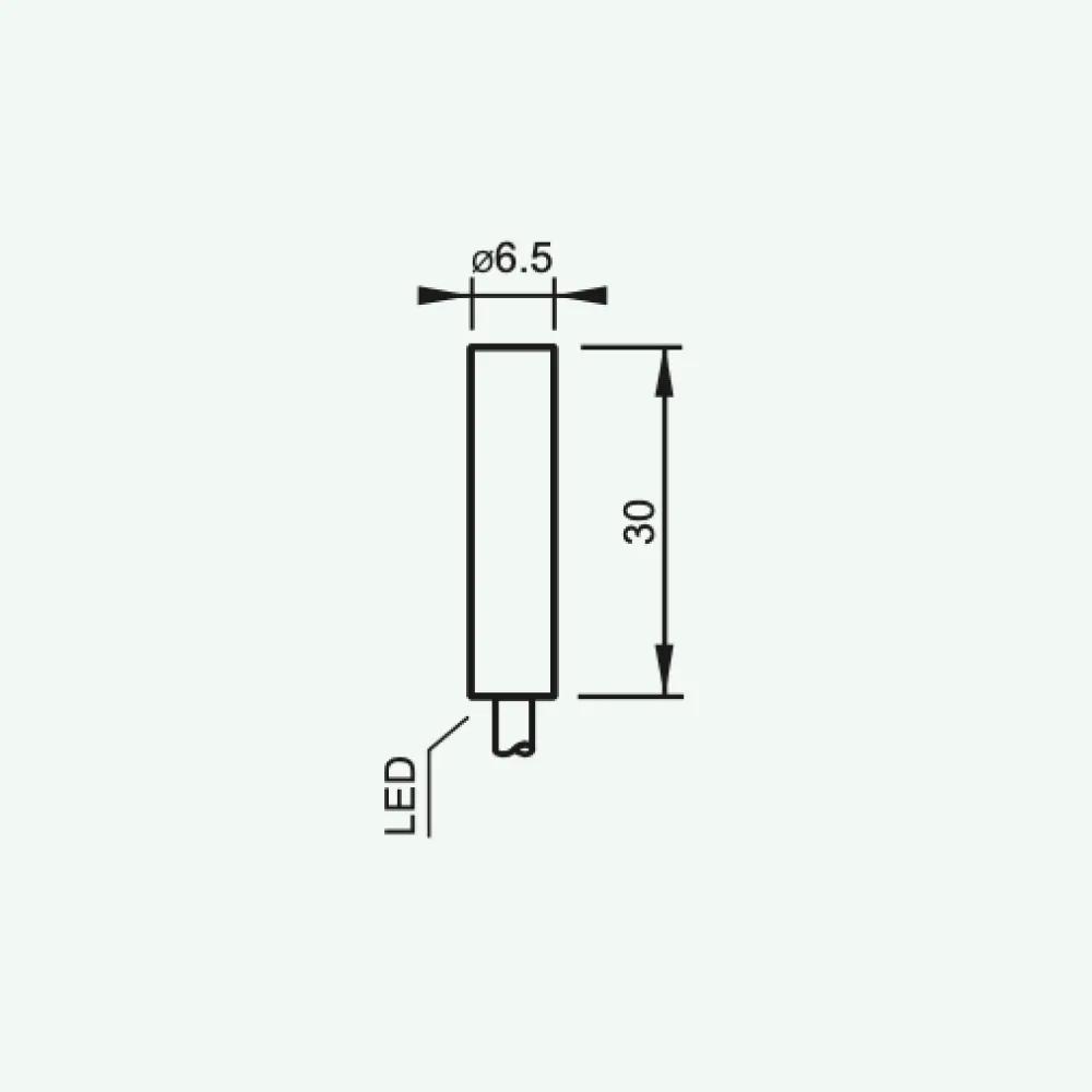 Cảm biến cảm ứng tiêu chuẩn DC 3/4 dây 6.5