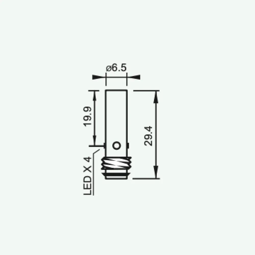 Standard Inductive Sensors DC 3/4 wires 6.5