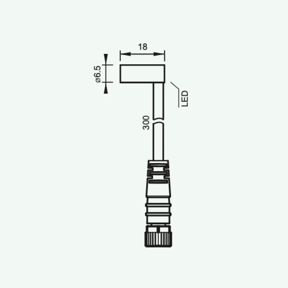 Standard Inductive Sensors DC 3/4 wires 6.5