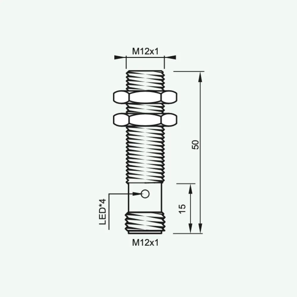 Standard Inductive Sensors DC 3/4 wires M12