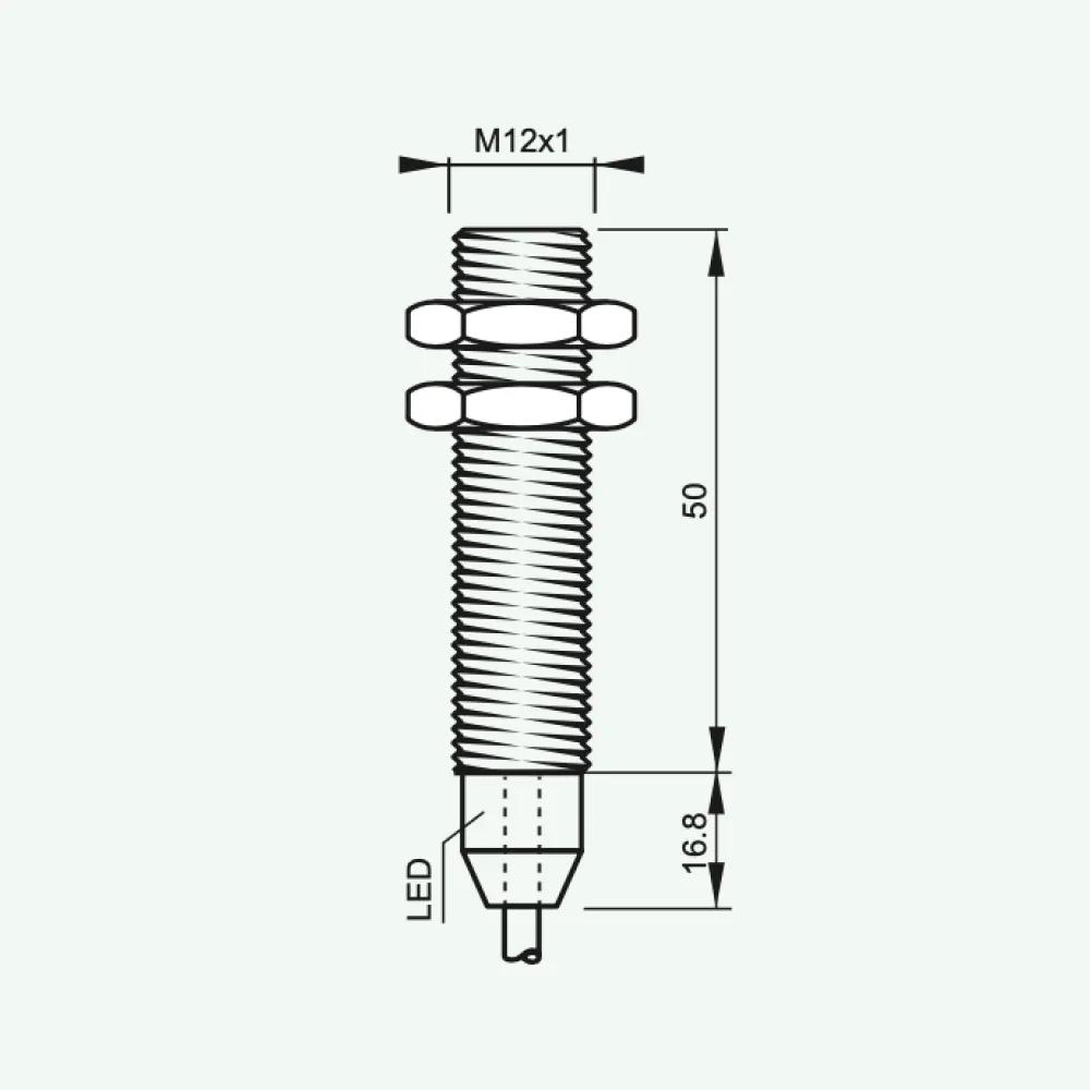 Standard Inductive Sensors DC 3/4 wires M12