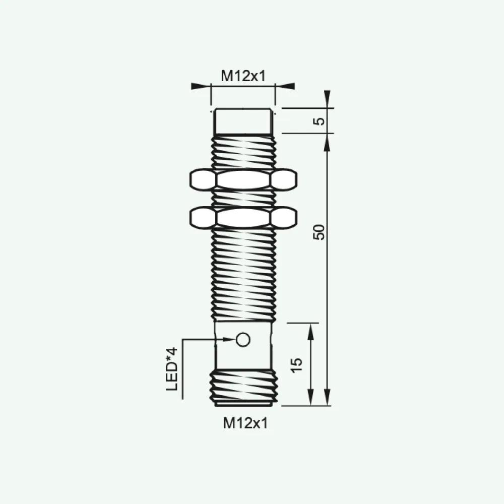 Standard Inductive Sensors DC 3/4 wires M12