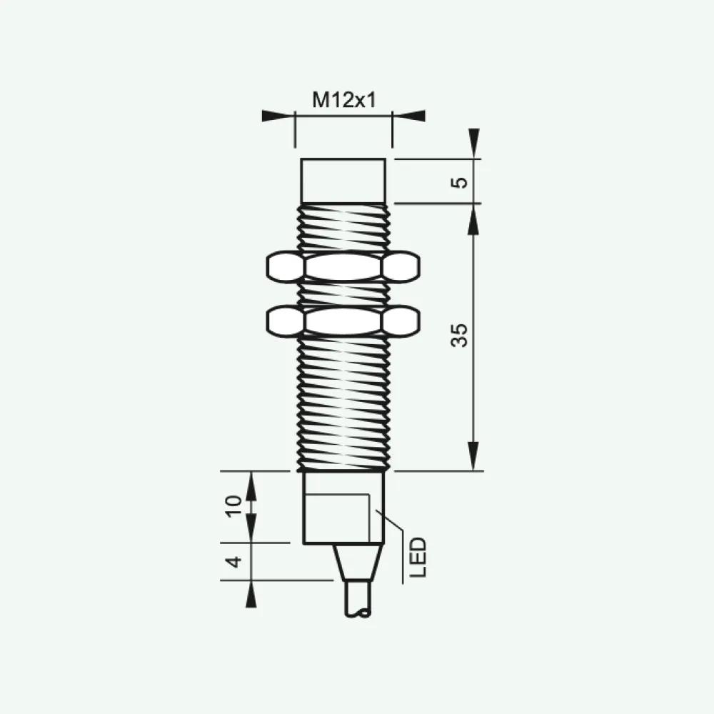 Standard Inductive Sensors DC 3/4 wires M12