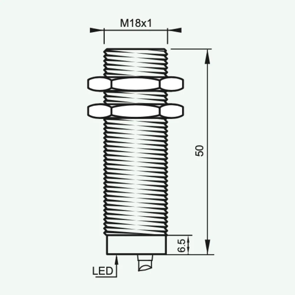 Standard Inductive Sensors DC 3/4 wires M18