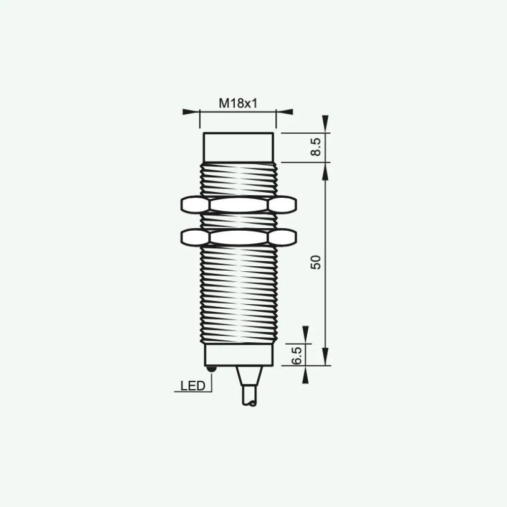 Standard Inductive Sensors DC 3/4 wires M18