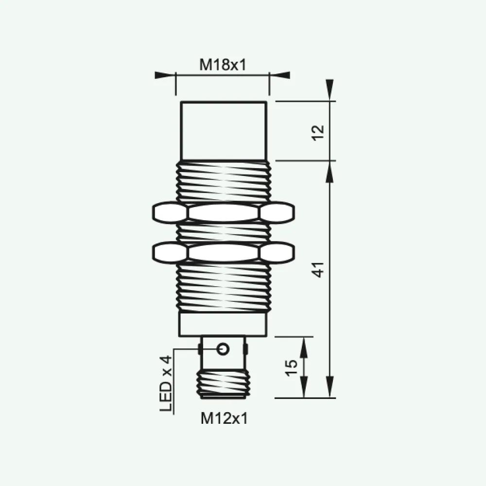 Standard Inductive Sensors DC 3/4 wires M18