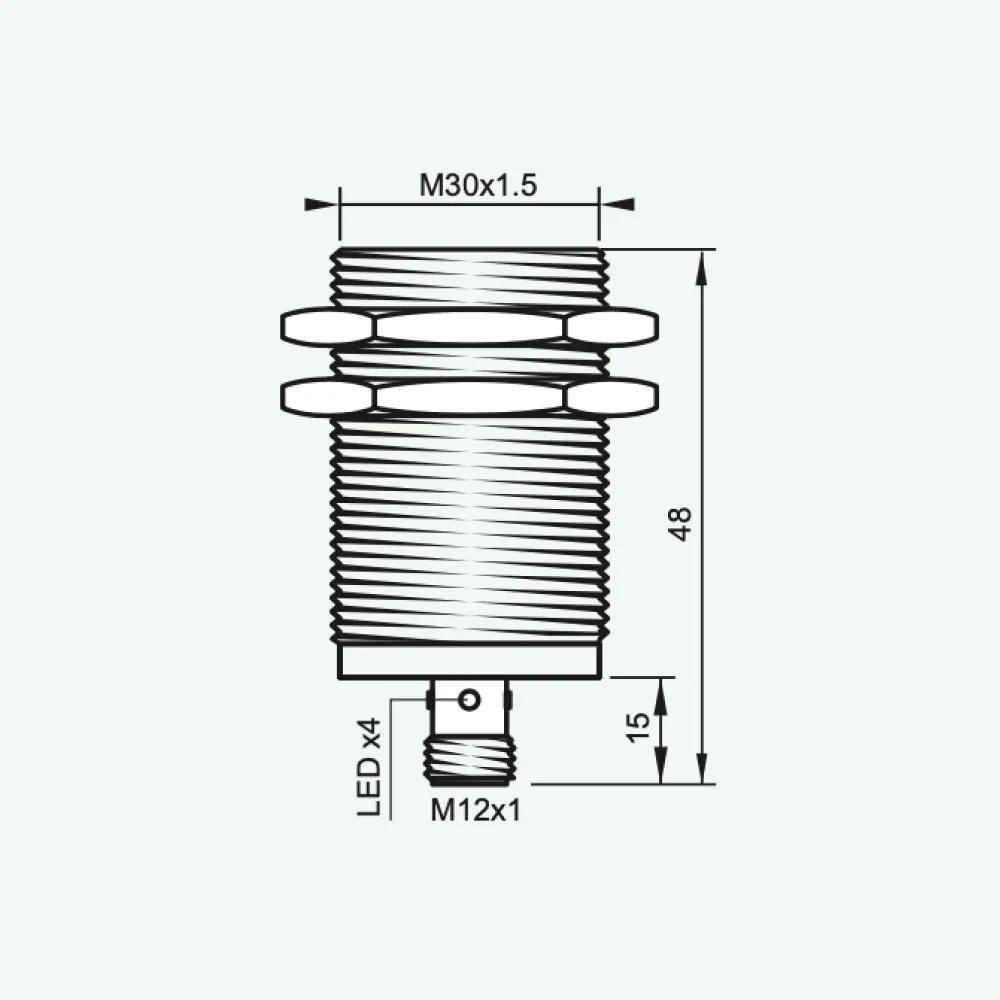 Standard Inductive Sensors DC 3/4 wires M30