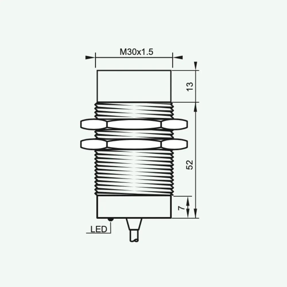 Standard Inductive Sensors DC 3/4 wires M30