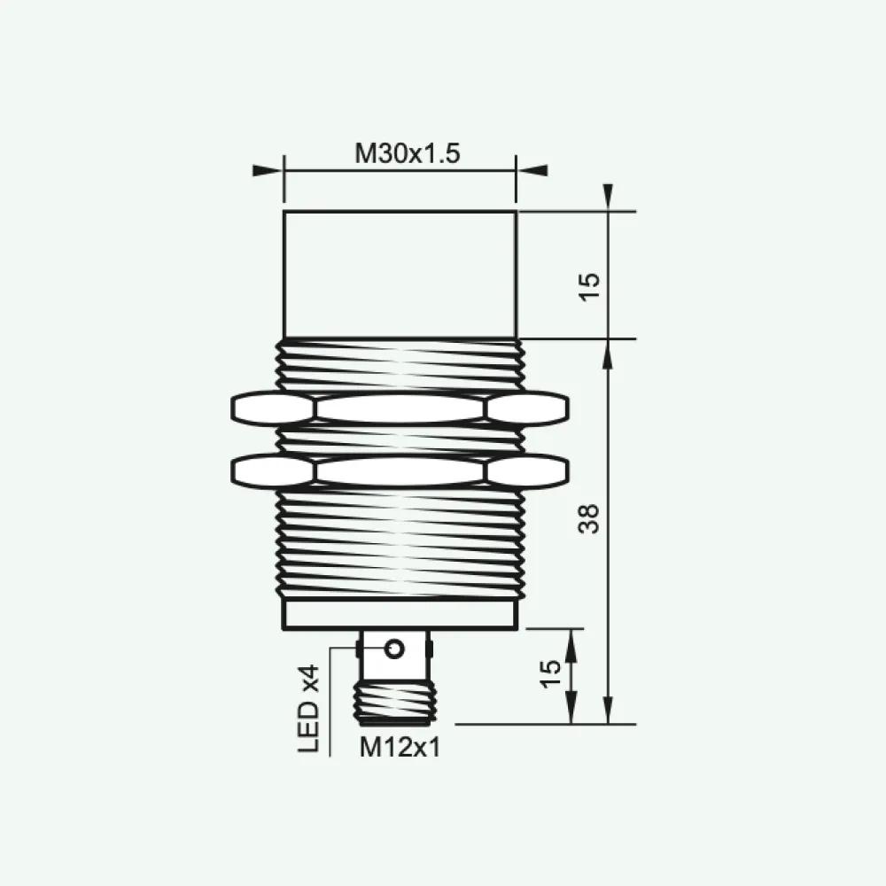 Standard Inductive Sensors DC 3/4 wires M30