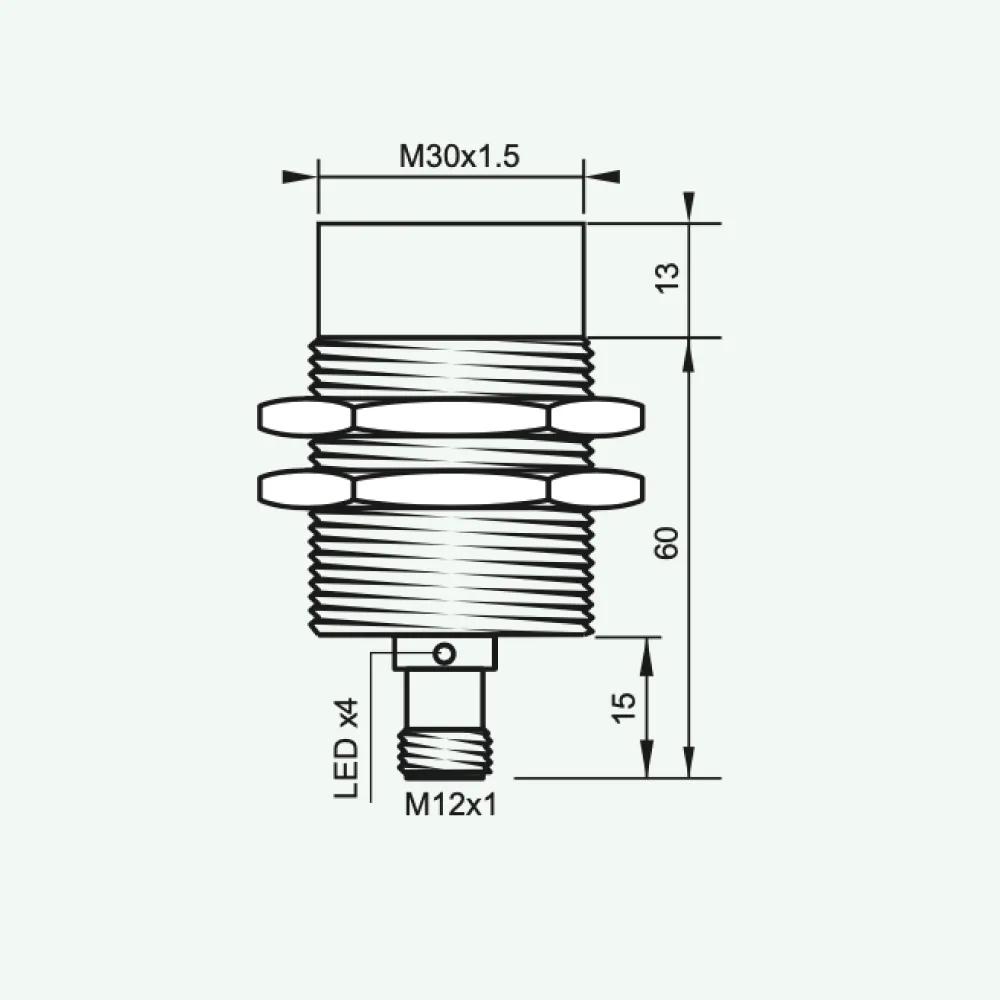 Standard Inductive Sensors DC 3/4 wires M30