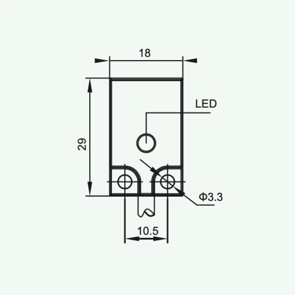 Standard Inductive Sensors DC 3/4 wires QM8/Q18