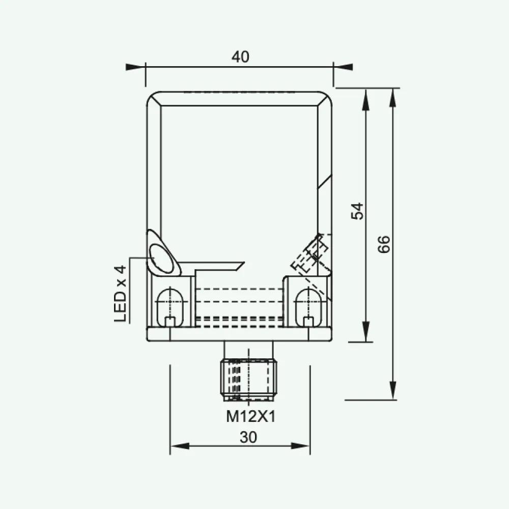 Cảm biến cảm ứng tiêu chuẩn Dây DC 3/4 P40/K40