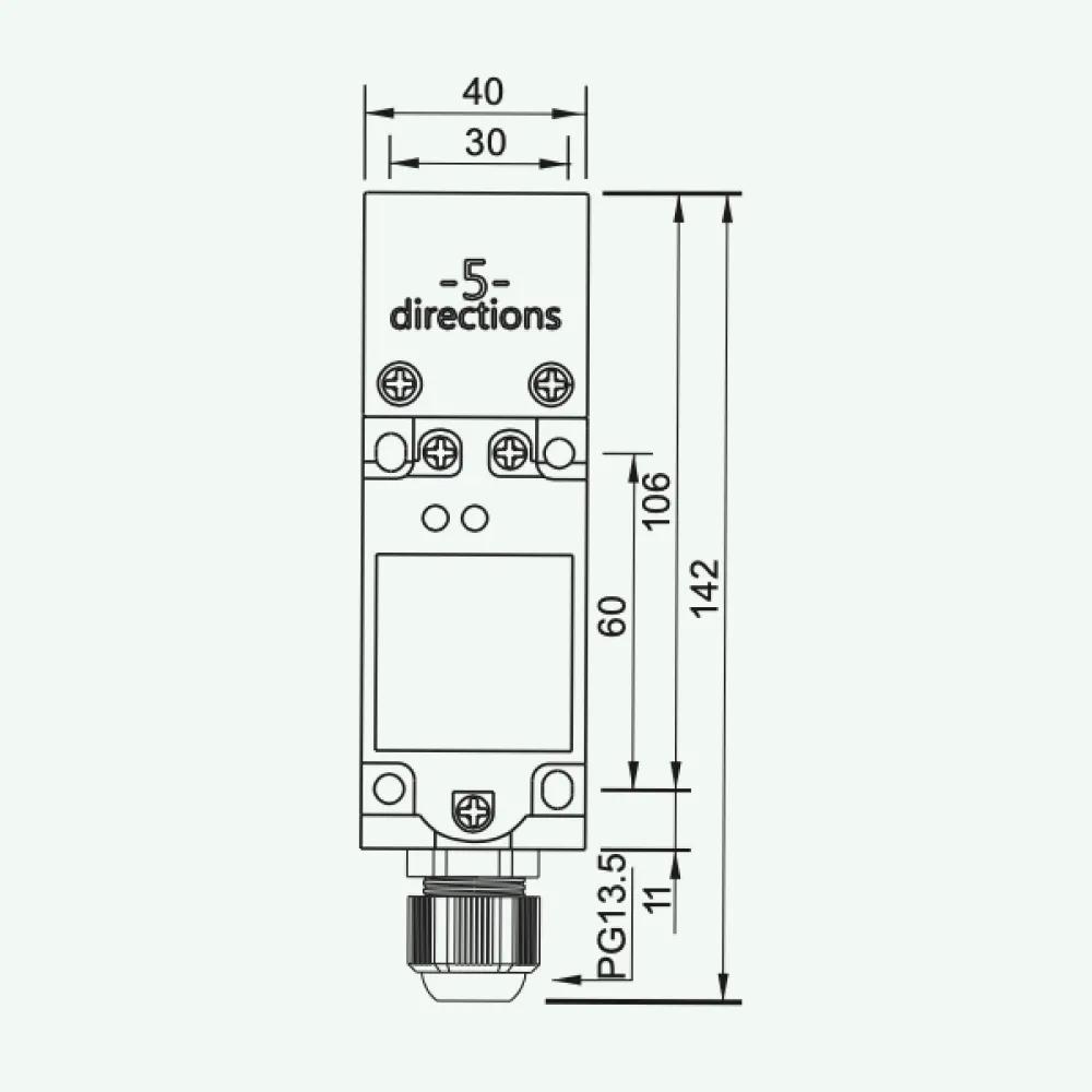 Cảm biến cảm ứng tiêu chuẩn Dây DC 3/4 P40/K40