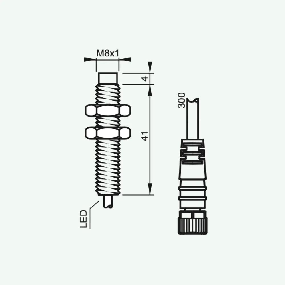 Standard Inductive Sensors DC 2 wires M8