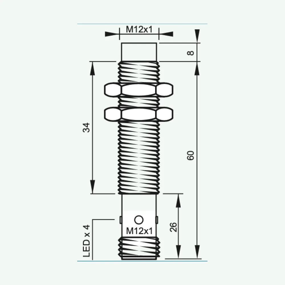 Standard Inductive Sensors DC 2 wires M12/M18