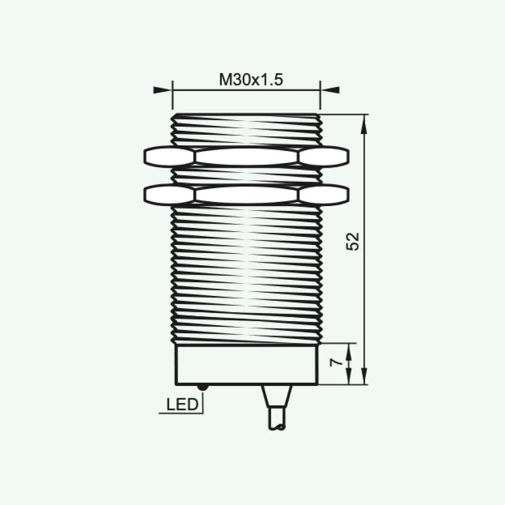 Standard Inductive Sensors DC 2 wires M30