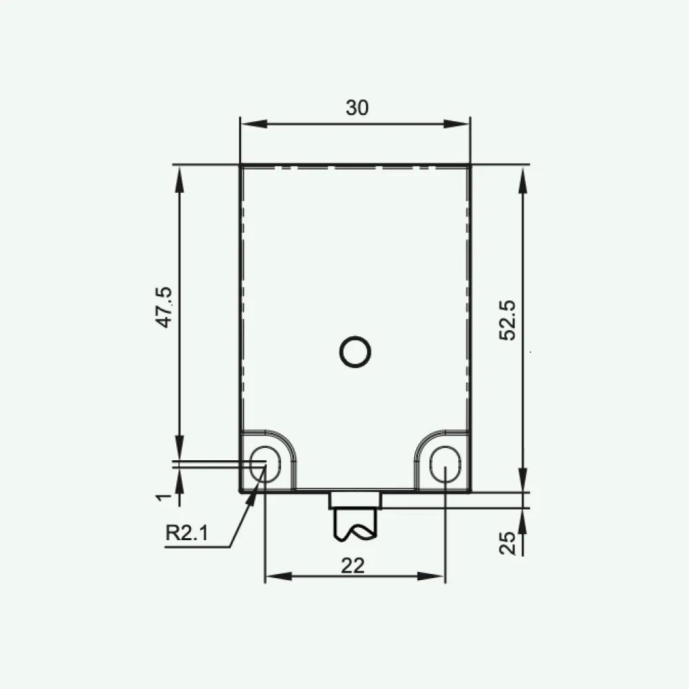 Cảm biến điện cảm tiêu chuẩn DC 2 dây Q25/Q30