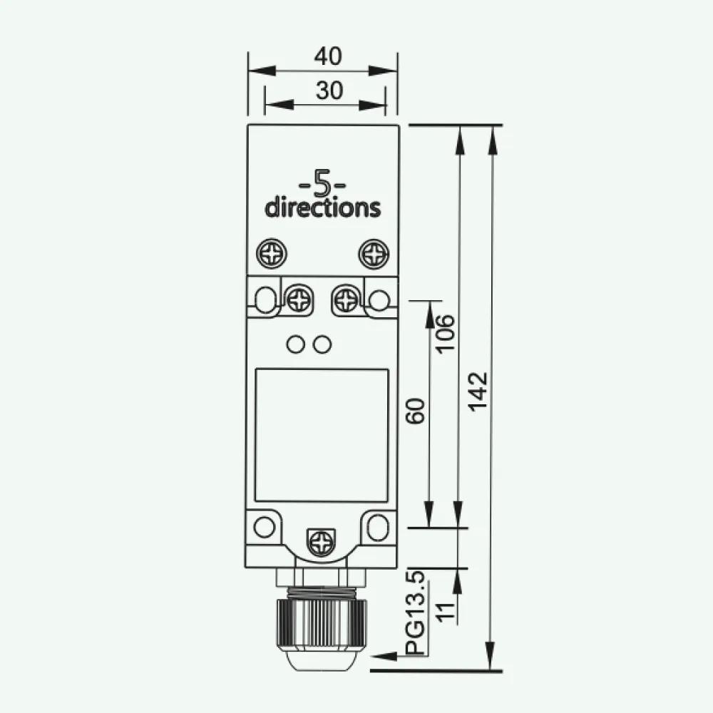 Standard Inductive Sensors DC 2 wires K40/P80