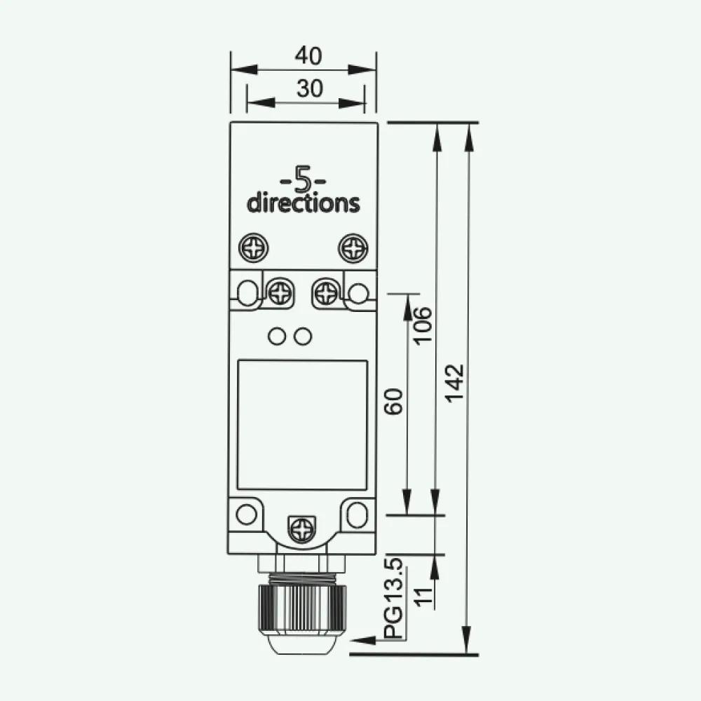 Standard Inductive Sensors DC 2 wires K40/P80