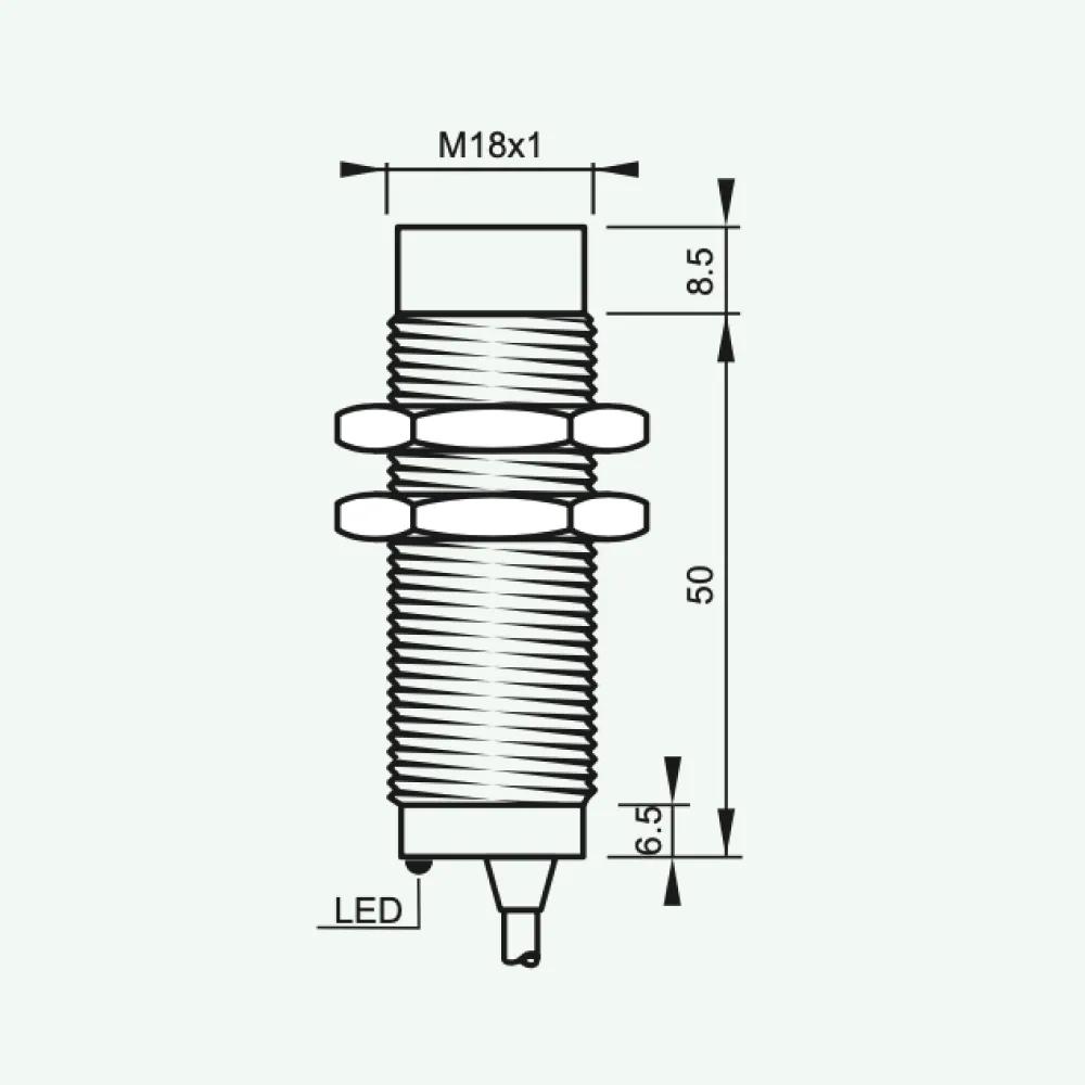 Standard Inductive Sensors AC 2 wires M12/M18