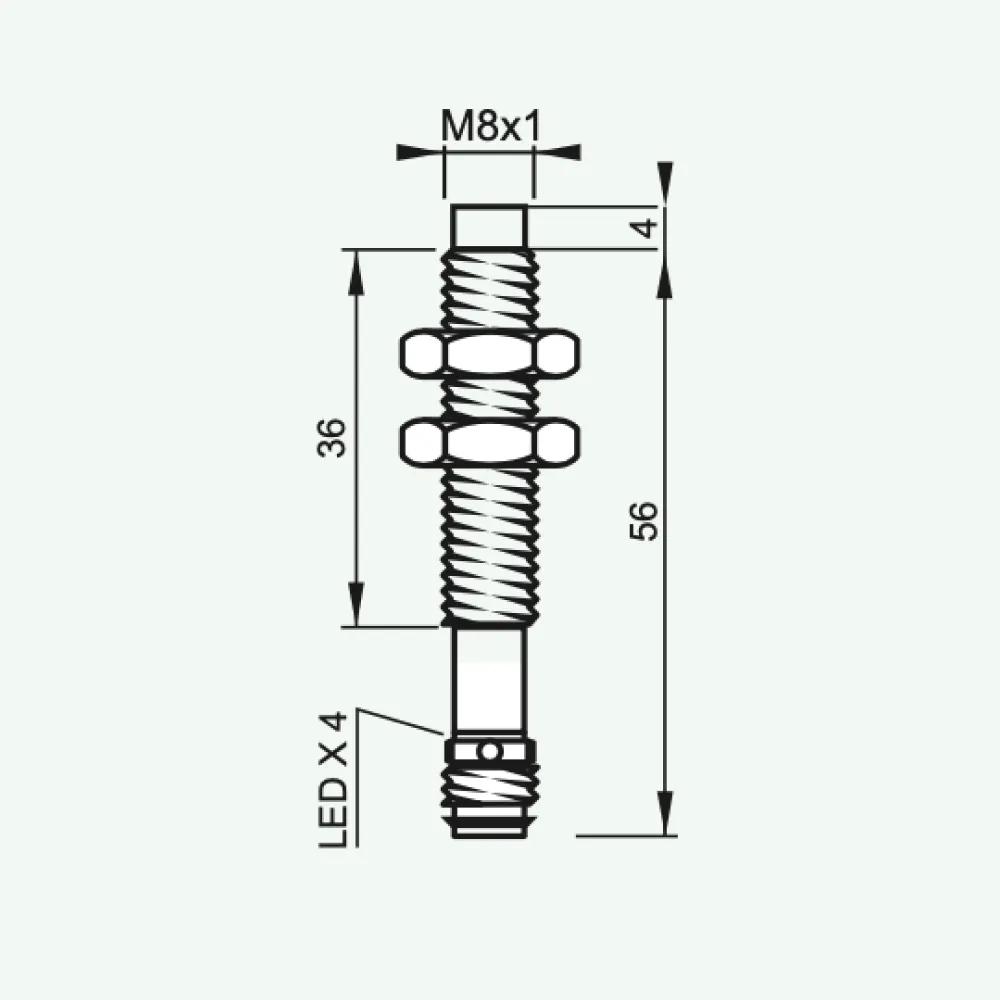 Cảm biến cảm ứng đầu ra analog M8