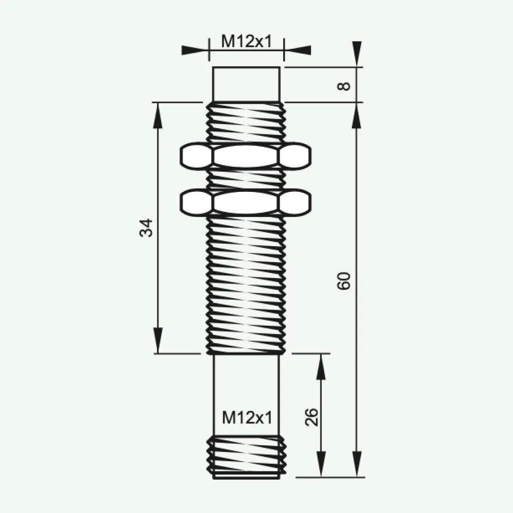 Cảm biến cảm ứng đầu ra analog M12