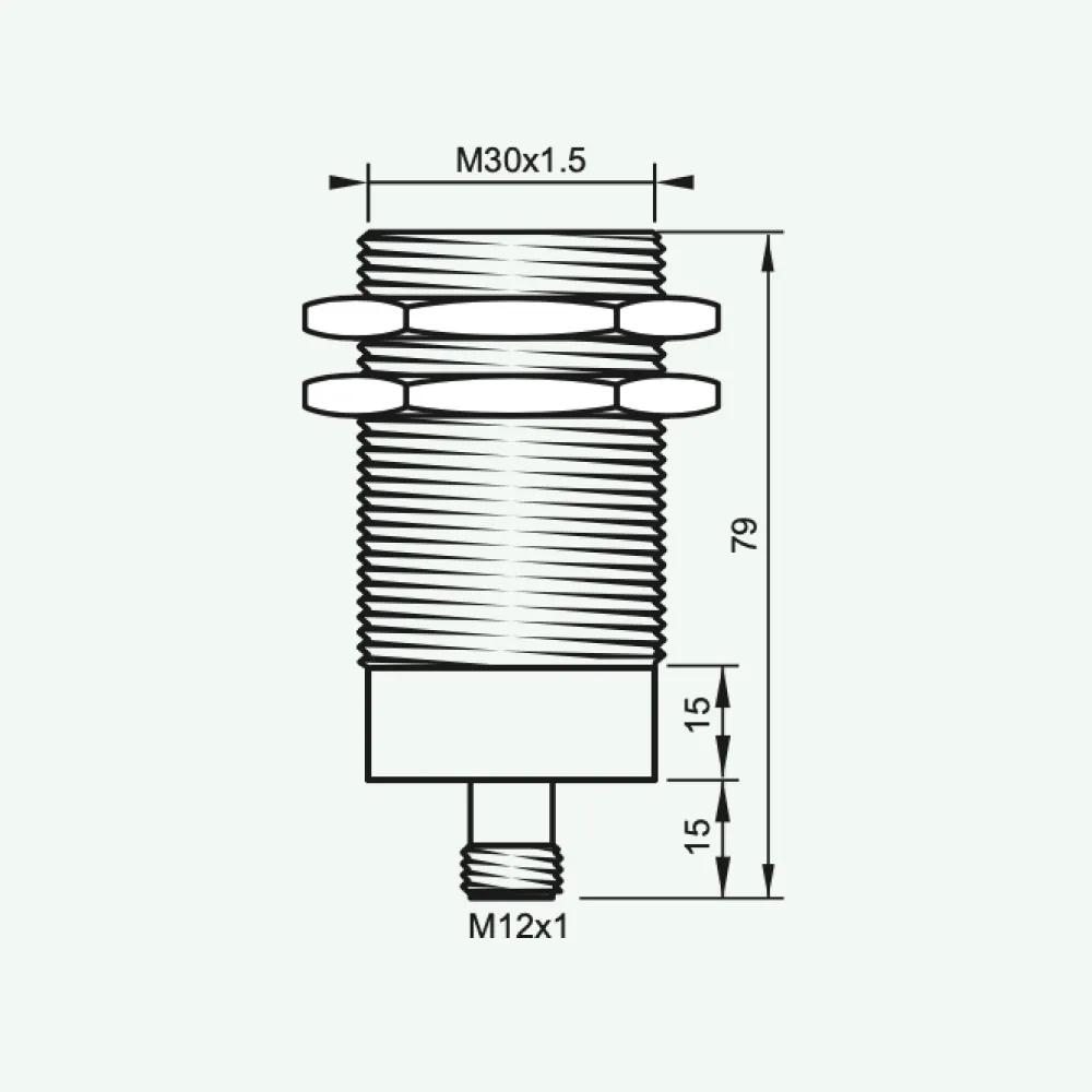 Cảm biến cảm ứng đầu ra analog M30
