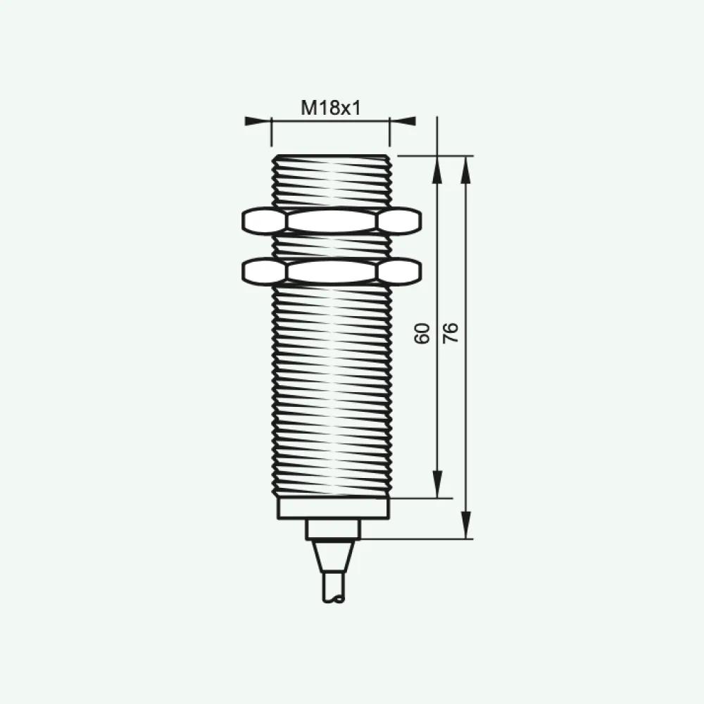 Cảm biến cảm ứng nhiệt độ cao M12/M18