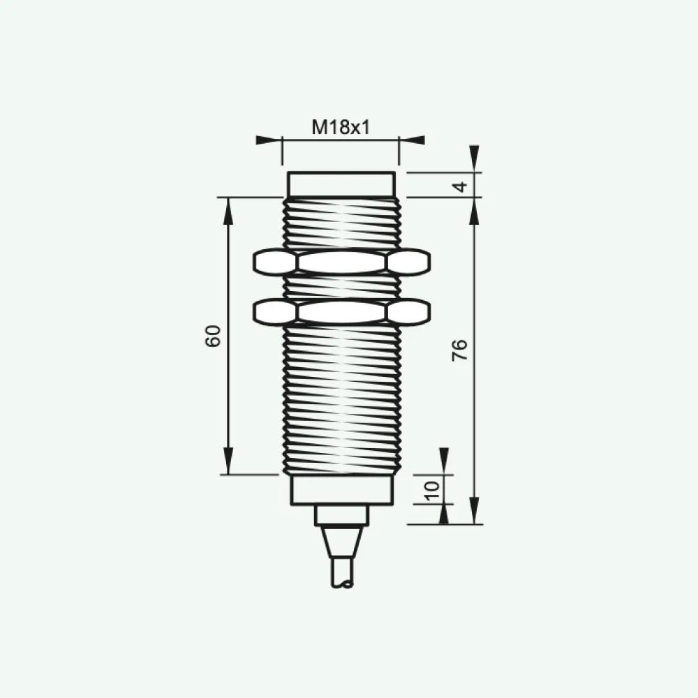 Cảm biến cảm ứng nhiệt độ cao M12/M18
