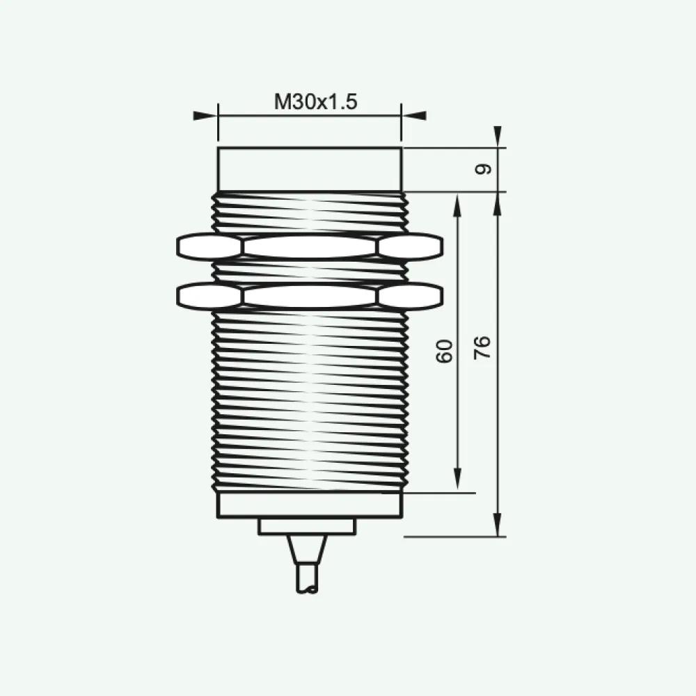 Cảm biến cảm ứng nhiệt độ cao M30/M50/M80
