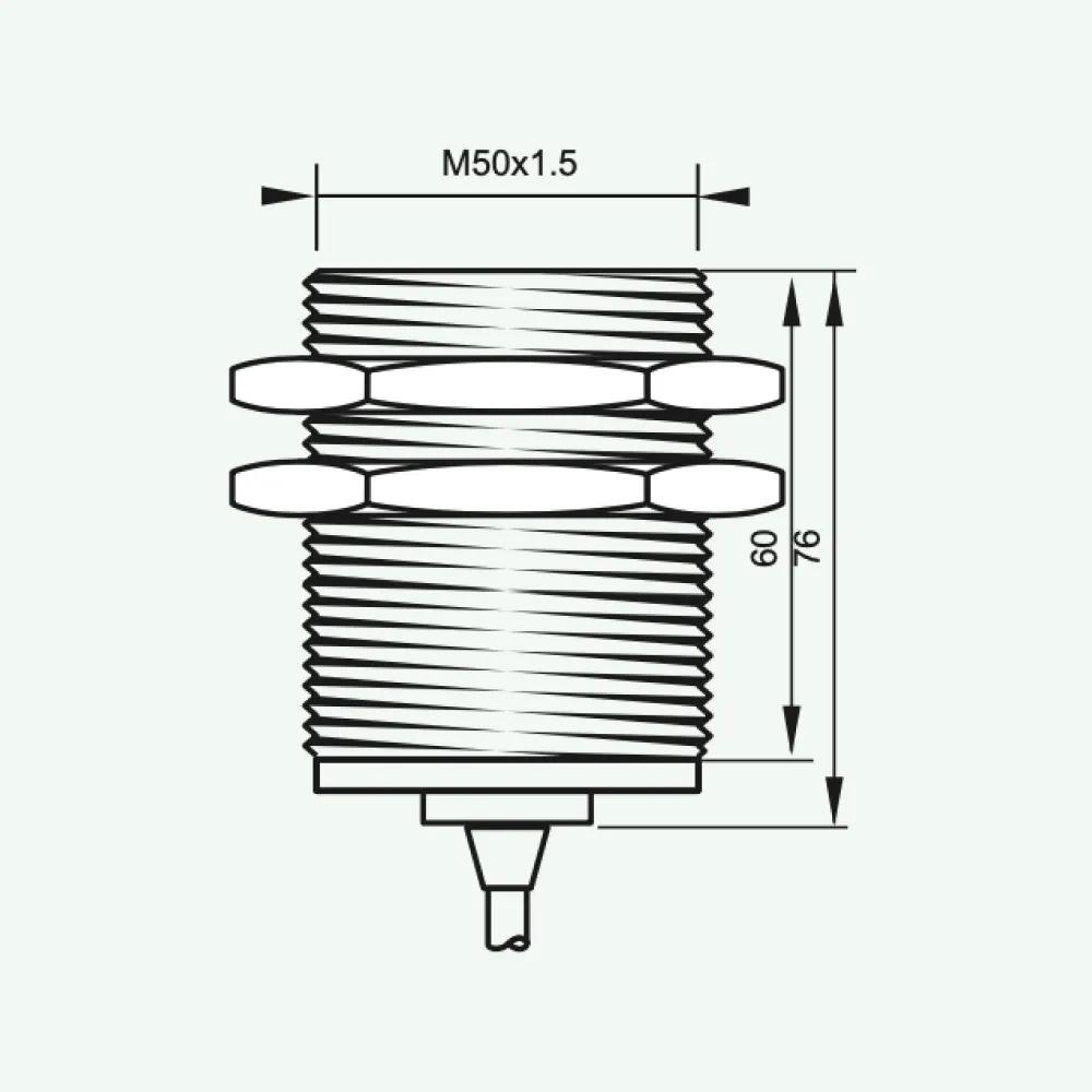 Cảm biến cảm ứng nhiệt độ cao M30/M50/M80