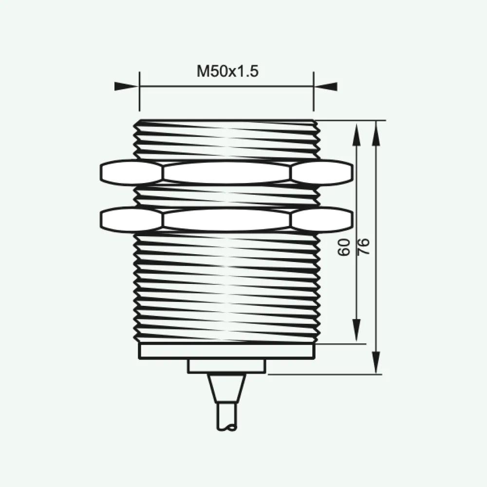 High Temperature Inductive Sensors M50/M80