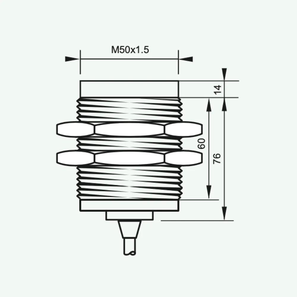 High Temperature Inductive Sensors M50/M80