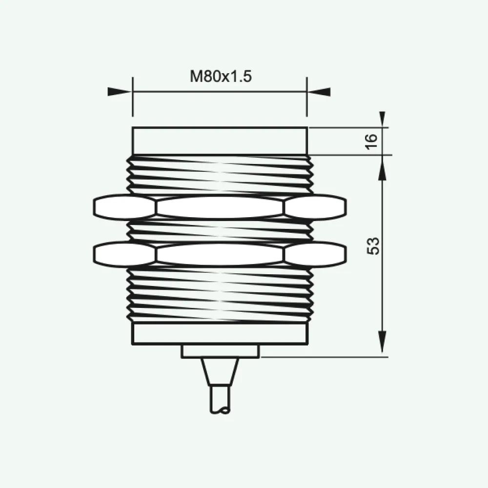 High Temperature Inductive Sensors M50/M80