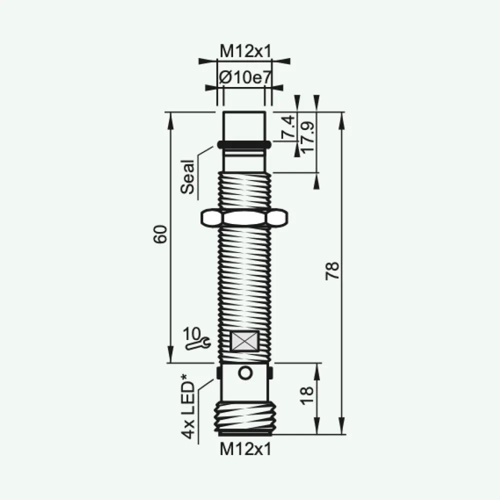 High Pressure Inductive Sensors M12