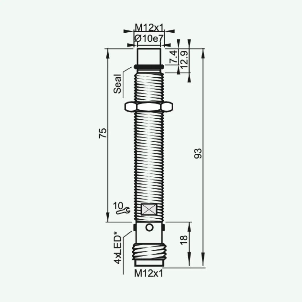 High Pressure Inductive Sensors M12