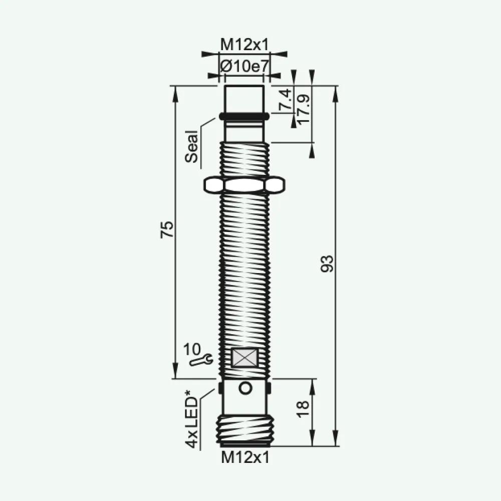 High Pressure Inductive Sensors M12