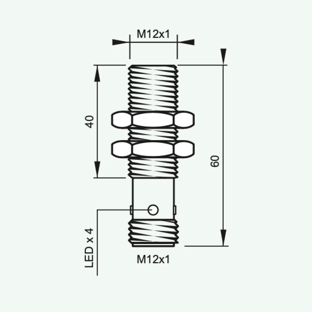 Full Metal Housing Inductive Sensors M8/M12/M18/M30