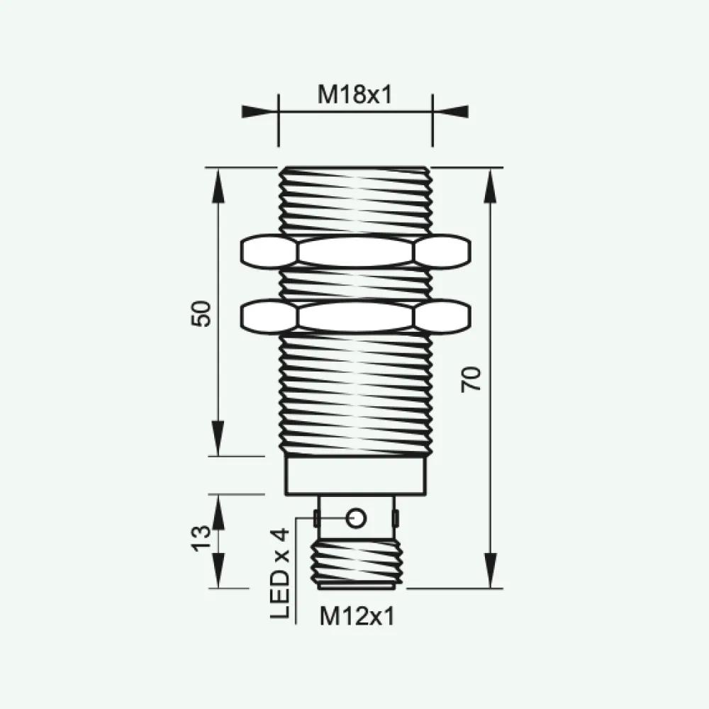 Full Metal Housing Inductive Sensors M8/M12/M18/M30